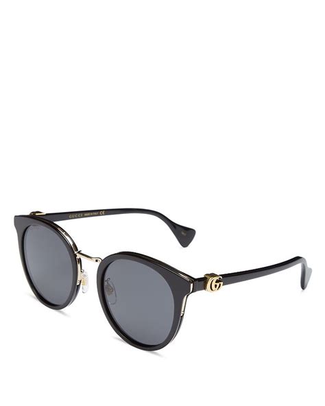 gucci 55mm round sunglasses.